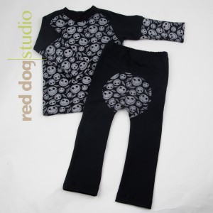 Jack Skellington inspired raglan Tee & Pants set