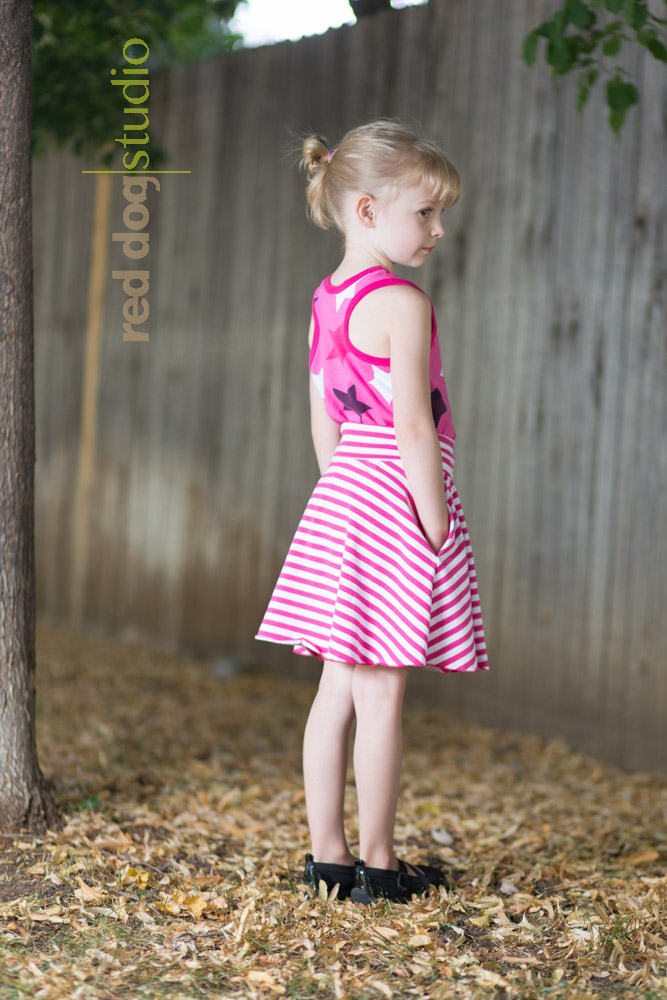 Pattern Testing: PeekABoo’s Spunky Girl Skater Skirt